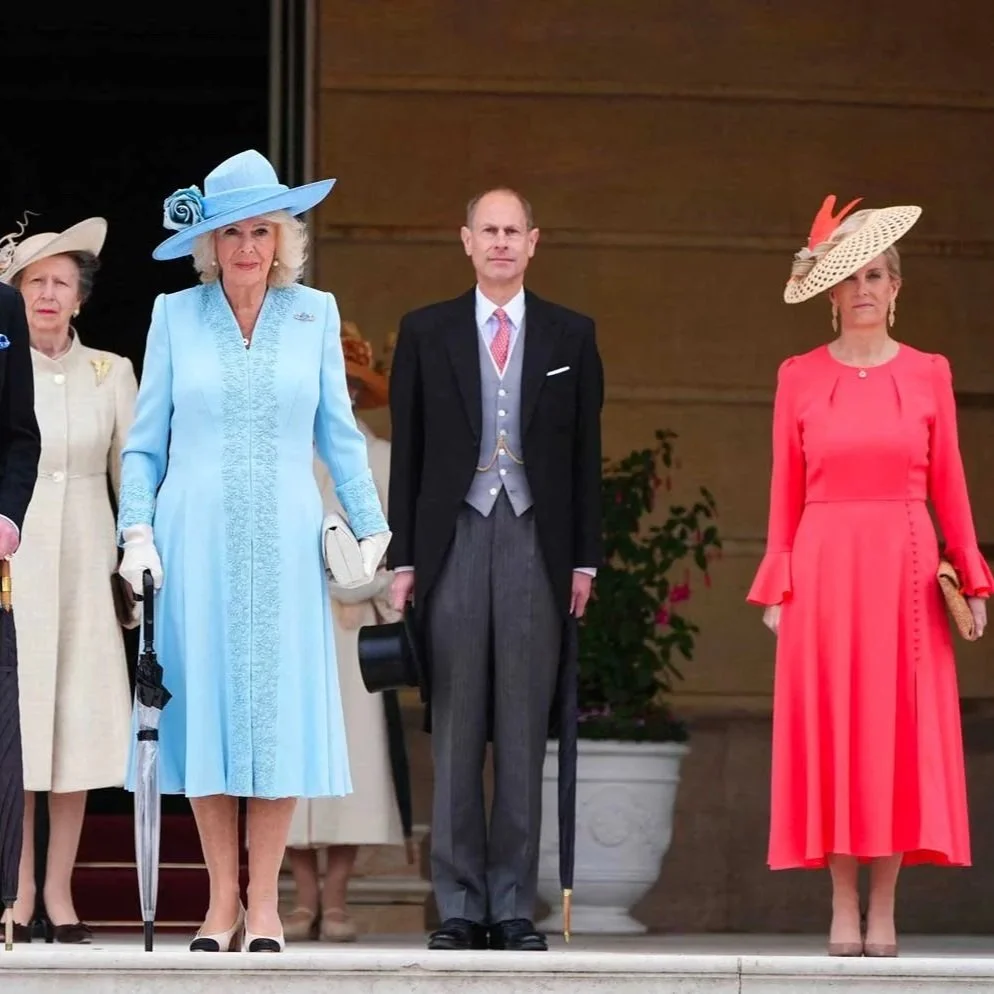 Members of the British Royal Family attend Garden Party at Buckingham Palace