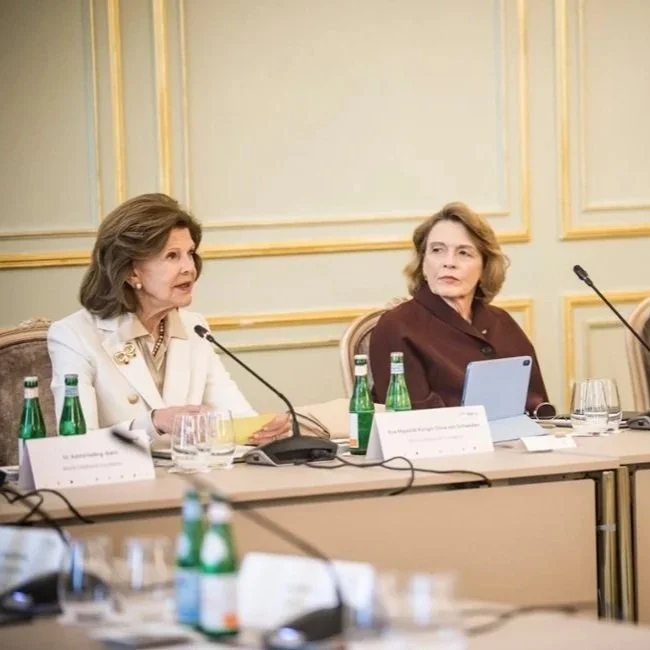 Queen Silvia takes part in Round Table for Child Protection in Germany