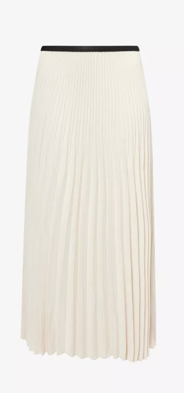 Jenni Kayne Pleated Skirt in Ivory