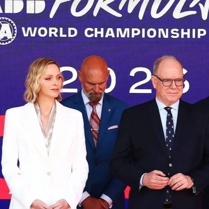 Prince Albert and Princess Charlene attend Monaco E-Prix