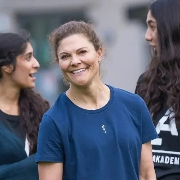 Crown Princess Victoria visits Running Academy