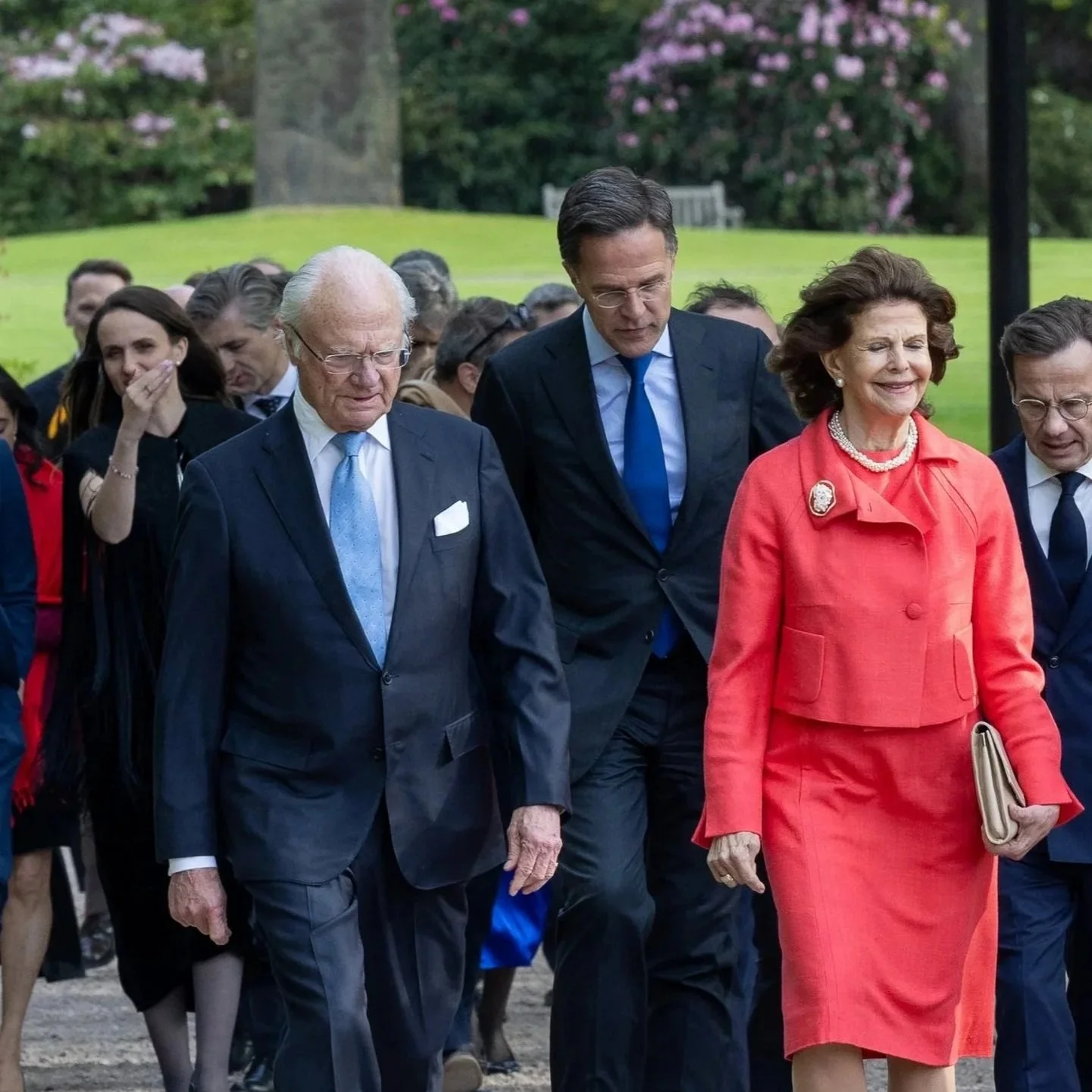 King Carl Gustaf and Queen Silvia attend NATO Foreign Ministers' meeting 