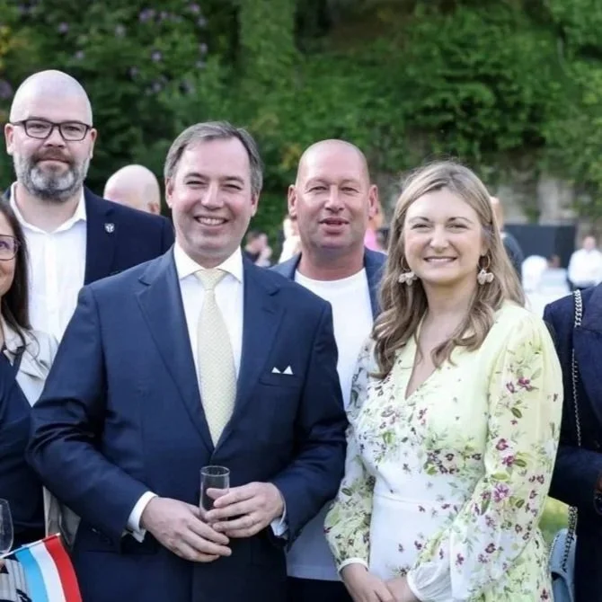 Grand Ducal Couple attends Joyeuse Sortie in Fischbach