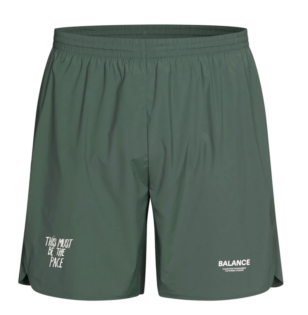 Pas Normal Studios Balance Shorts in Forest Green — UFO No More
