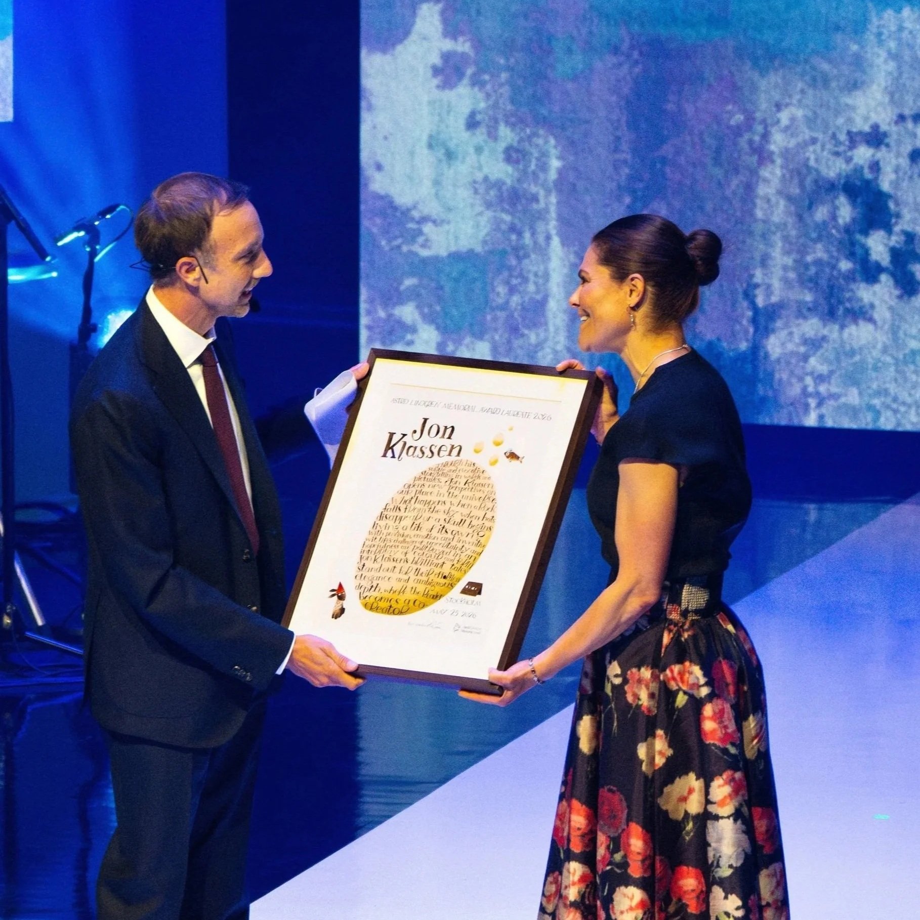 Crown Princess Victoria attends Astrid Lindgren Memorial Award ceremony