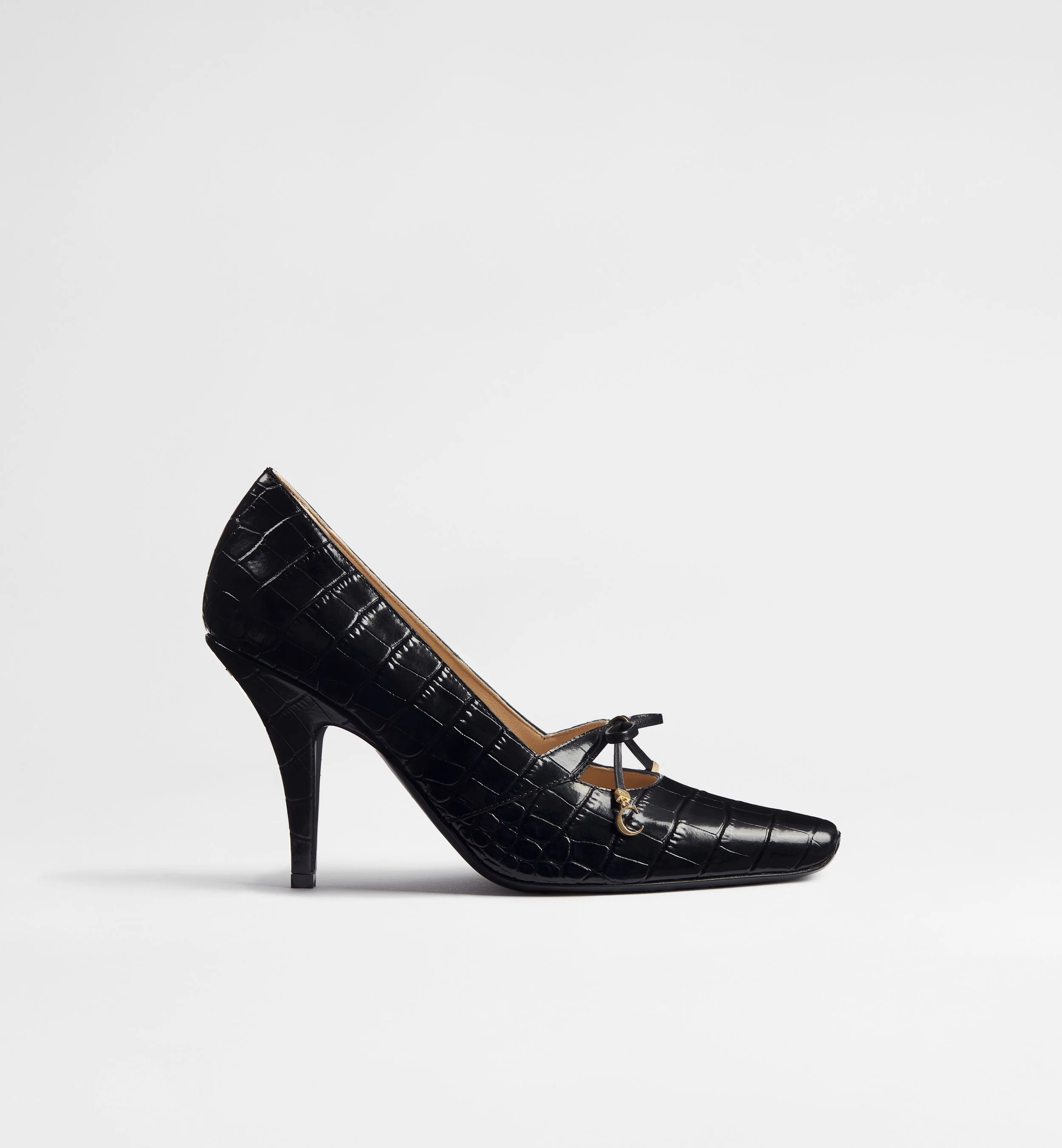 Christian Dior Muse High-Heel Pumps in Black Crocodile Printed Calfskin.jpg