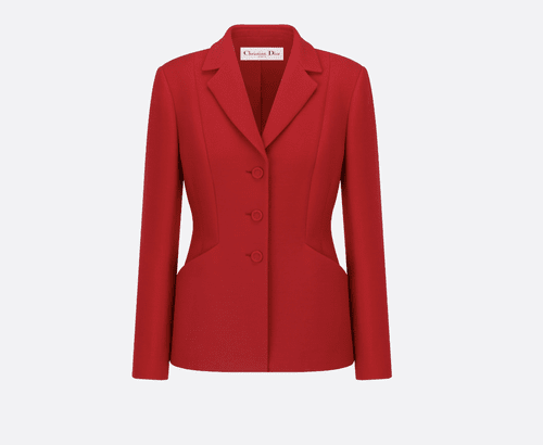 Christian Dior 30 Montaigne Bar Jacket in Red.png