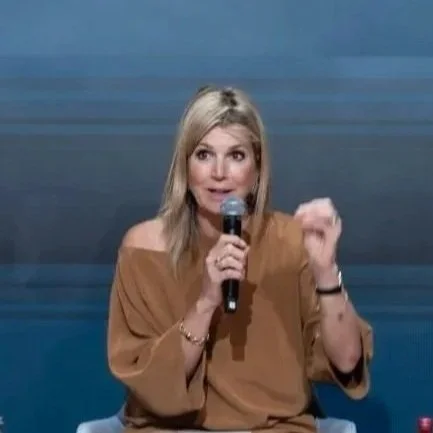 Queen Maxima attends Insurance 4 ALL meeting in Paris