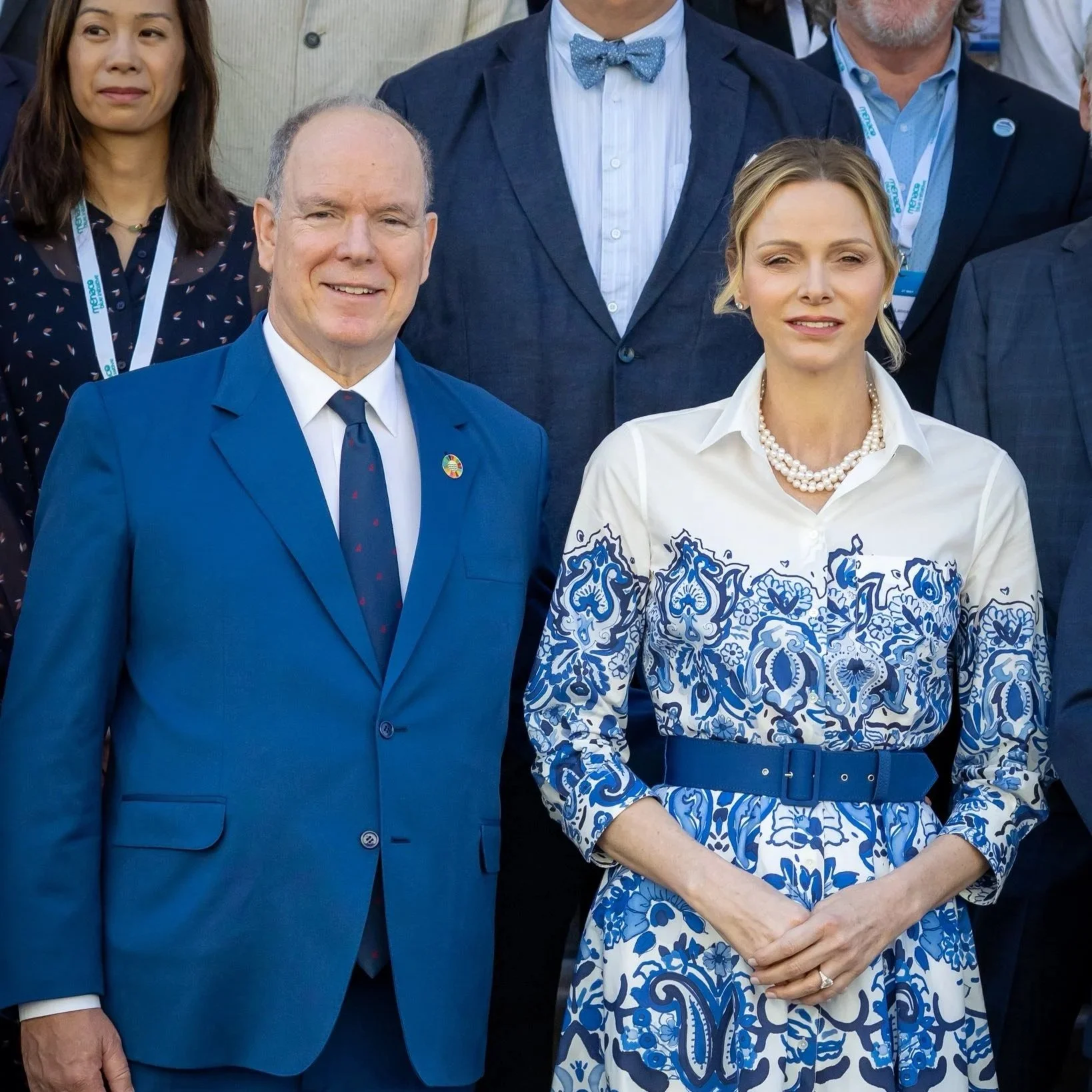 Prince Albert and Princess Charlene attend Monaco Blue Initiative 
