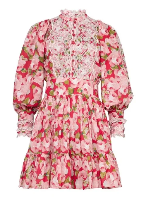 ByTiMo Cotton Slub Mini Dress in Romace