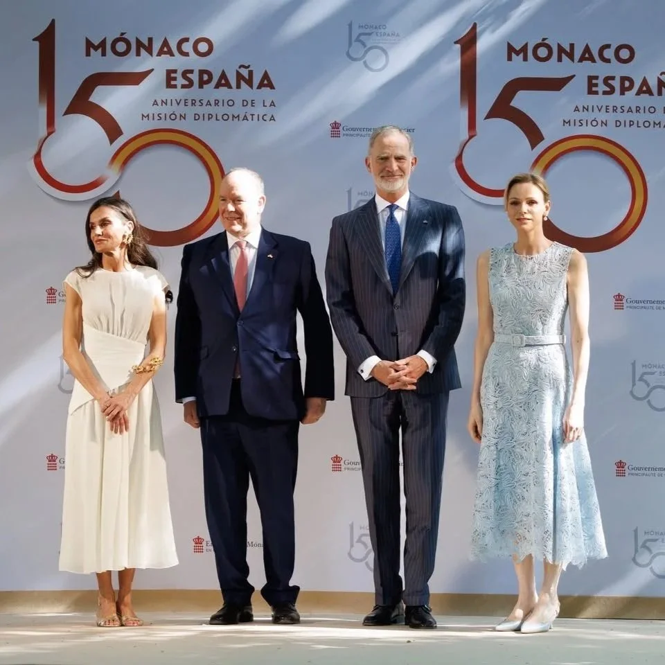 Prince Albert and Princess Charlene visit Spain