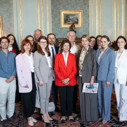 Queen Silvia meets Ukrainian delegation 