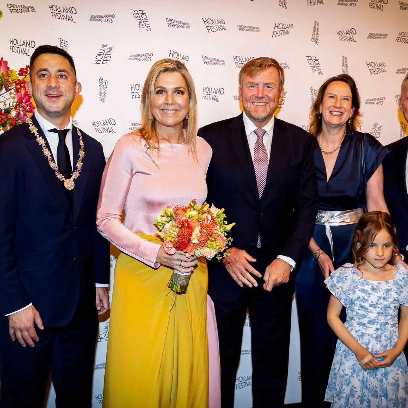 King Willem-Alexander and Queen Maxima attend Holland Festival 