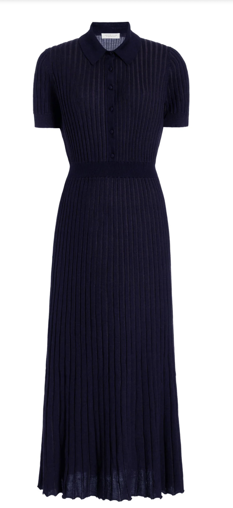 Gabriela Hearst Amor Knit Dress in Dark Navy