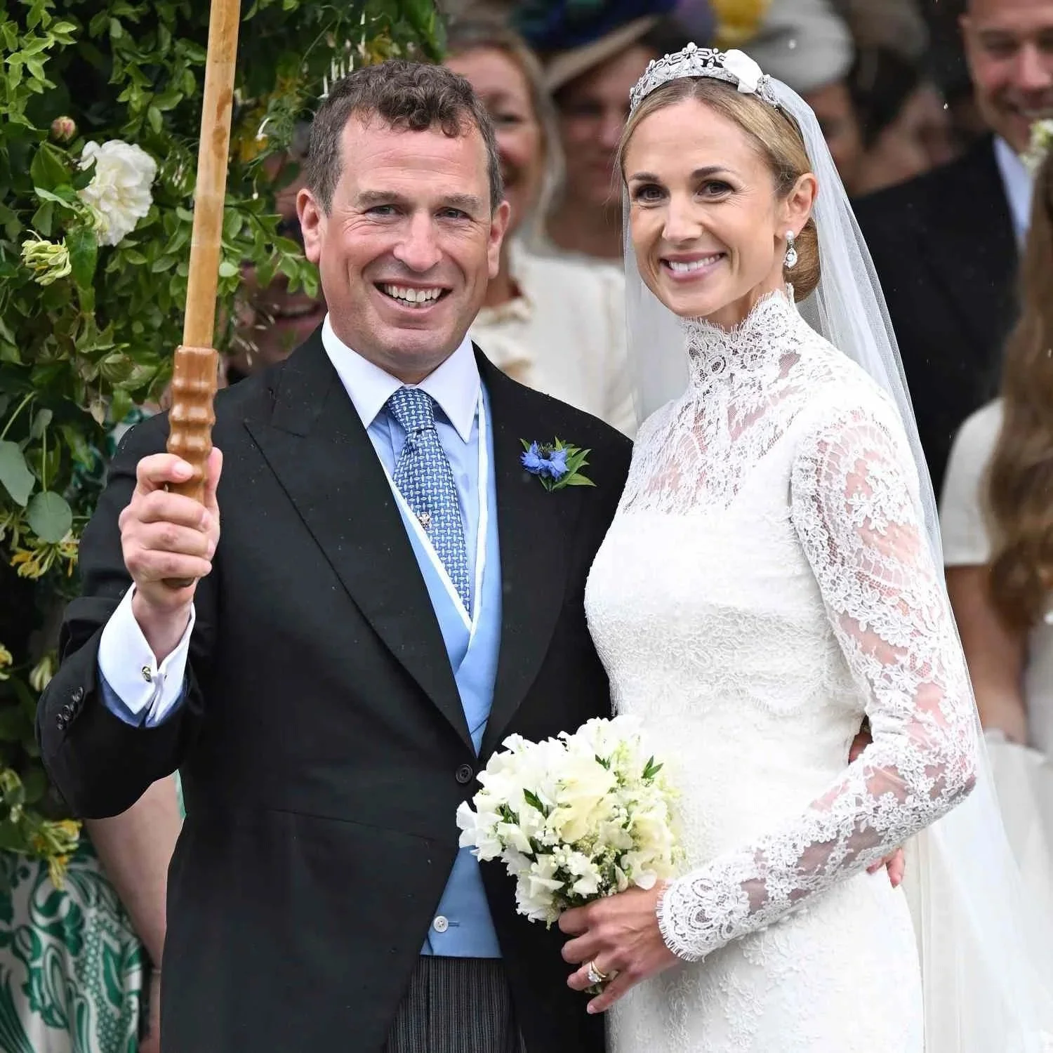 British Royal Family attends the Wedding of Peter Phillips and Harriet Sperling