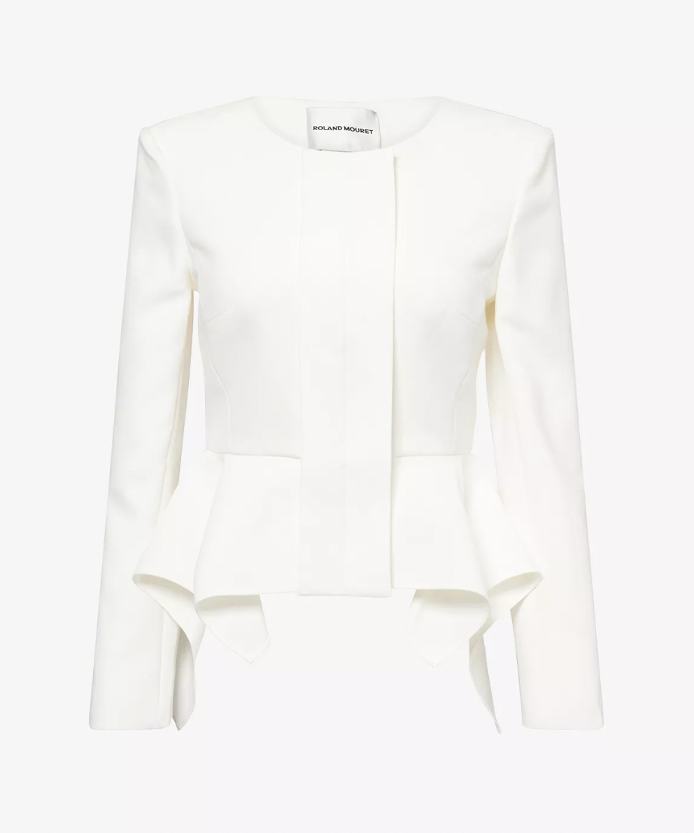 Roland Mouret Peplum Crepe Jacket