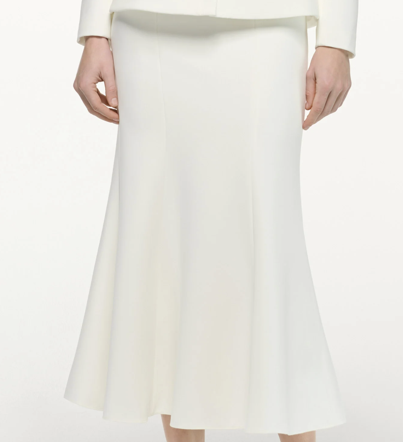 Roland Mouret Fit and Flare Midi Skirt