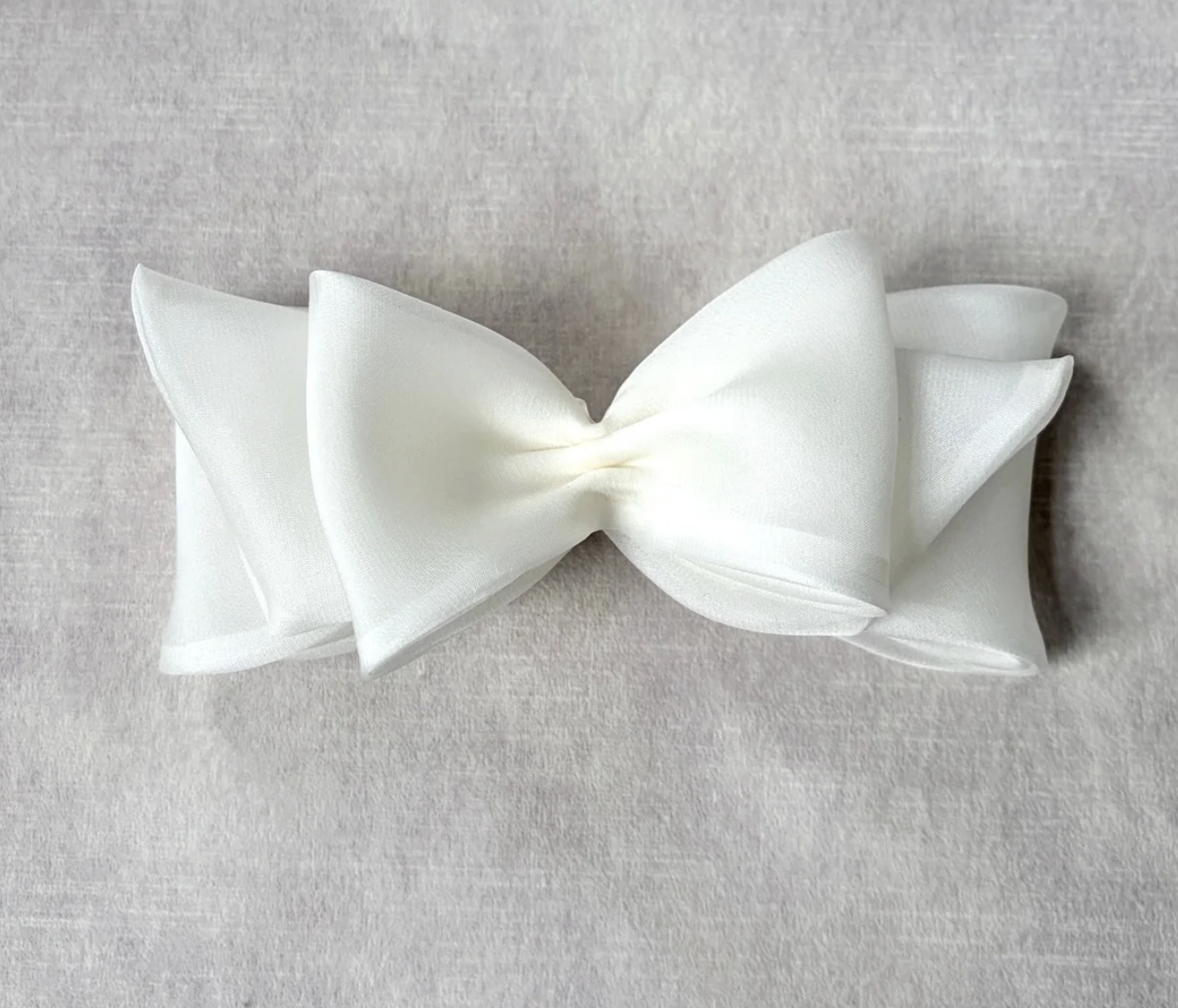 Jane Taylor Mini Organza Bow Hair Clip