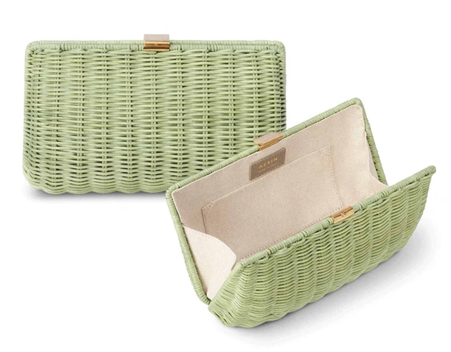 Aerin Adelina Wicker Clutch