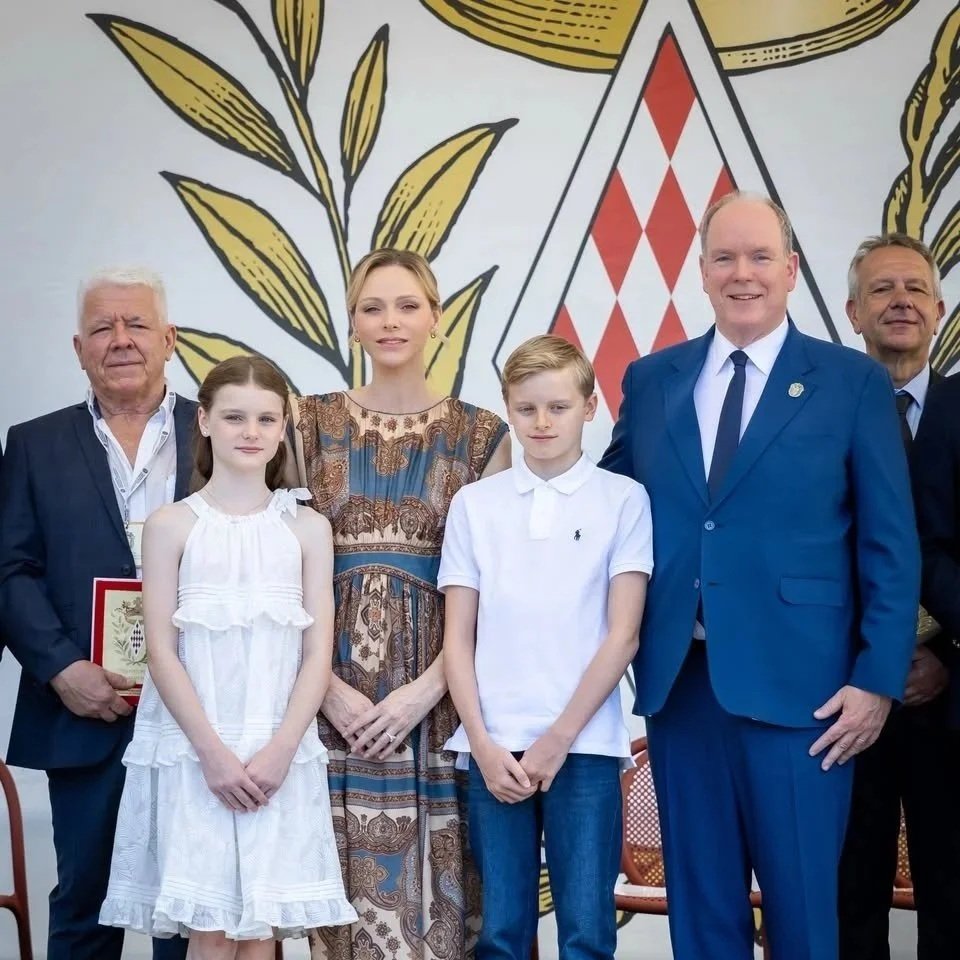 Monégasque Princely Family attends Historical Sites of the Grimaldis of Monaco Meetings opening ceremony