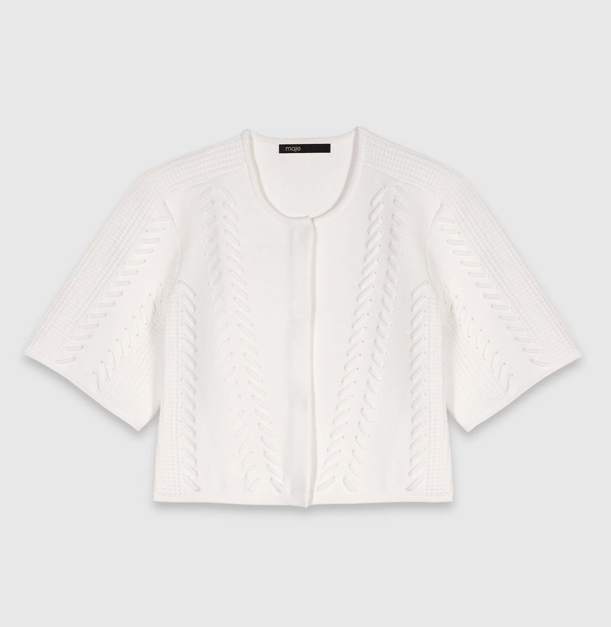 Maje Cropped Cardigan