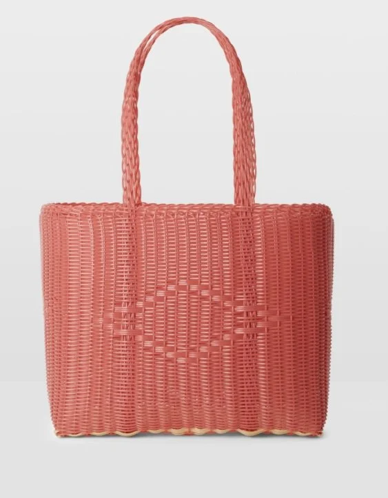 Palorosa Basket Medium Bag in Geranium