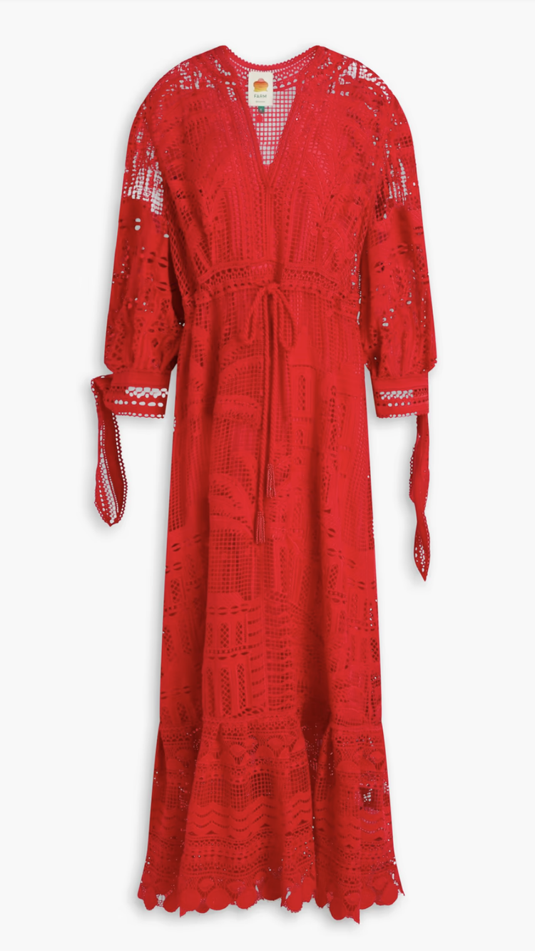 farm rio boho glam maxi dress Farm Rio | Boho Glam Strappy Maxi Dress