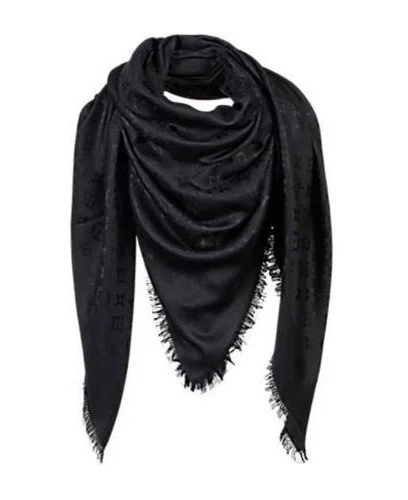 Louis Vuitton Monogram Shawl in Black.jpg