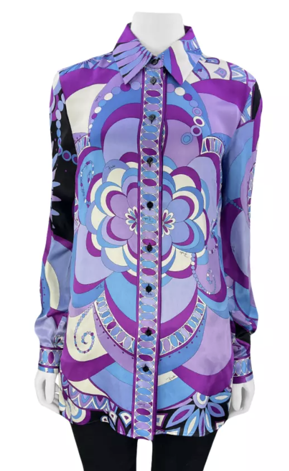 Emilio Pucci Purple Printed Shirt