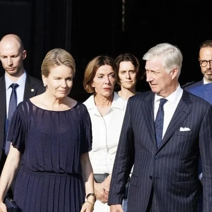King Philippe and Queen Mathilde attend memorial ceremony for Buggenhout bus accident victims