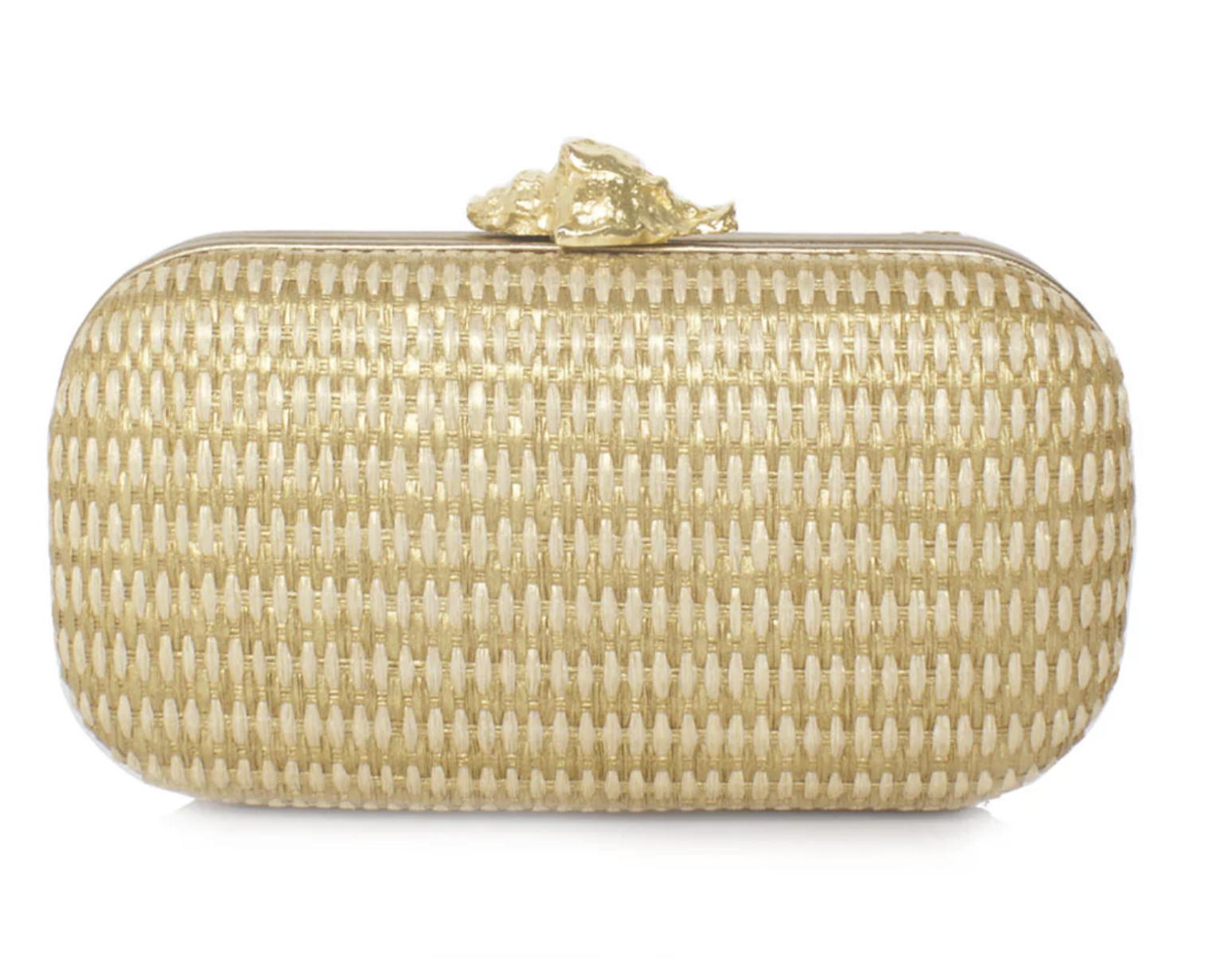 Sarah's Bag Murex Straw Box Clutch