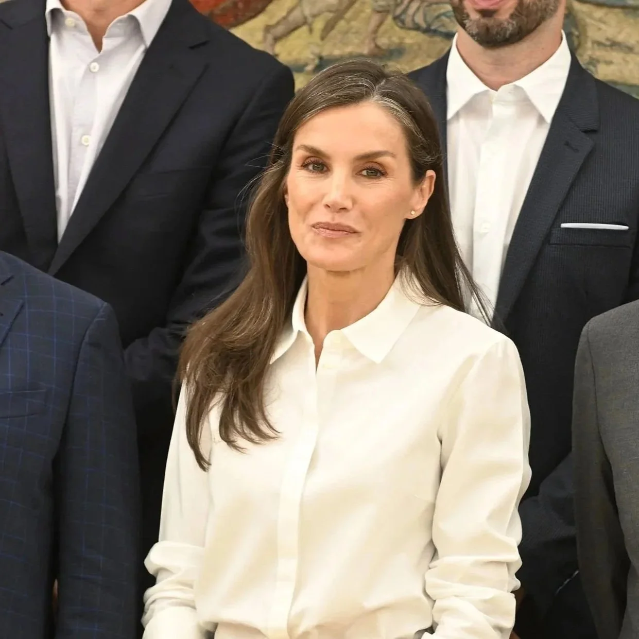 Queen Letizia hosts audiences at Zarzuela Palace