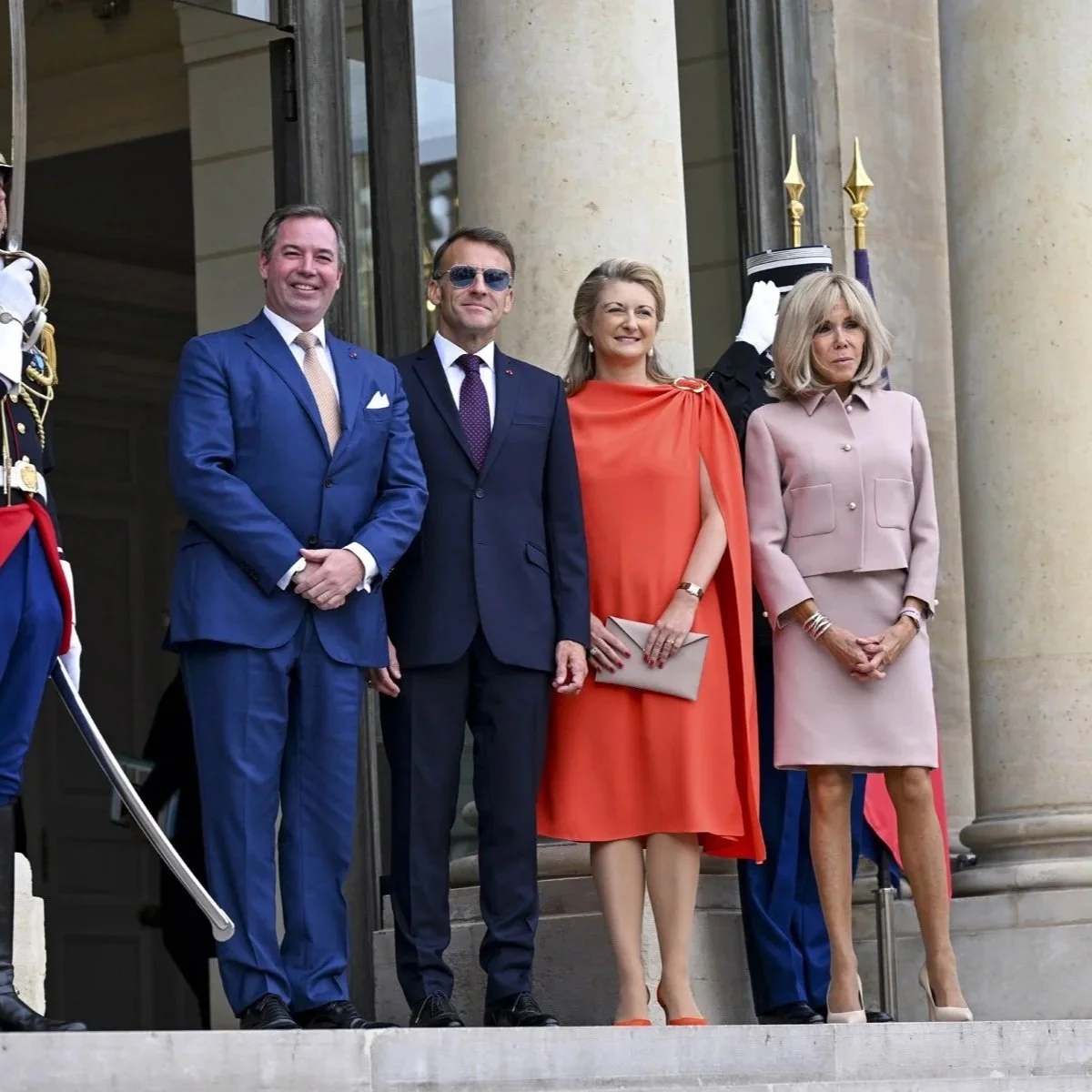 Grand Duke Guillaume and Grand Duchess Stéphanie visit France