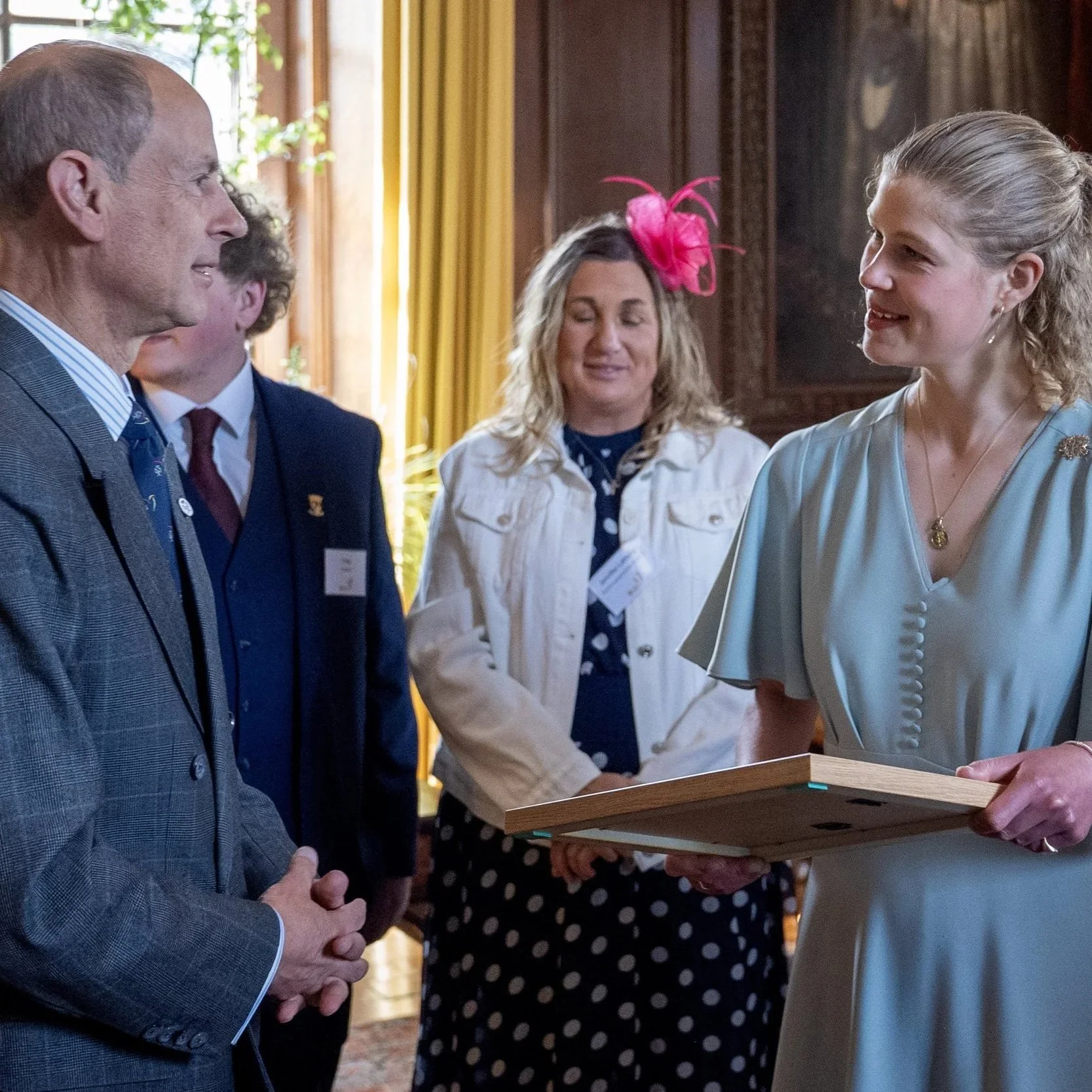 Lady Louise receives Duke of Edinburgh's Gold Awards 