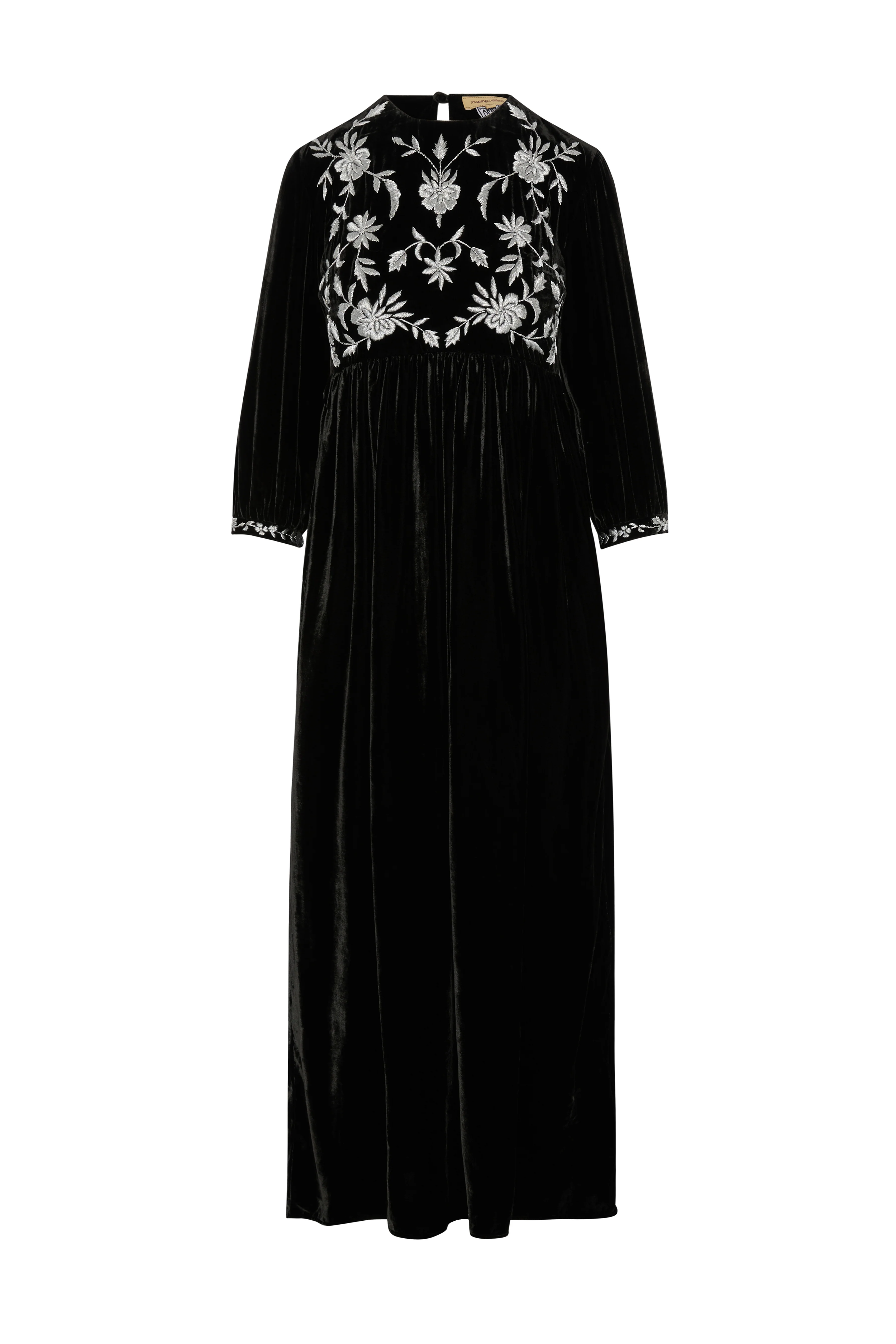 Muzungu Sisters Touba Dress in Black with Silver.png