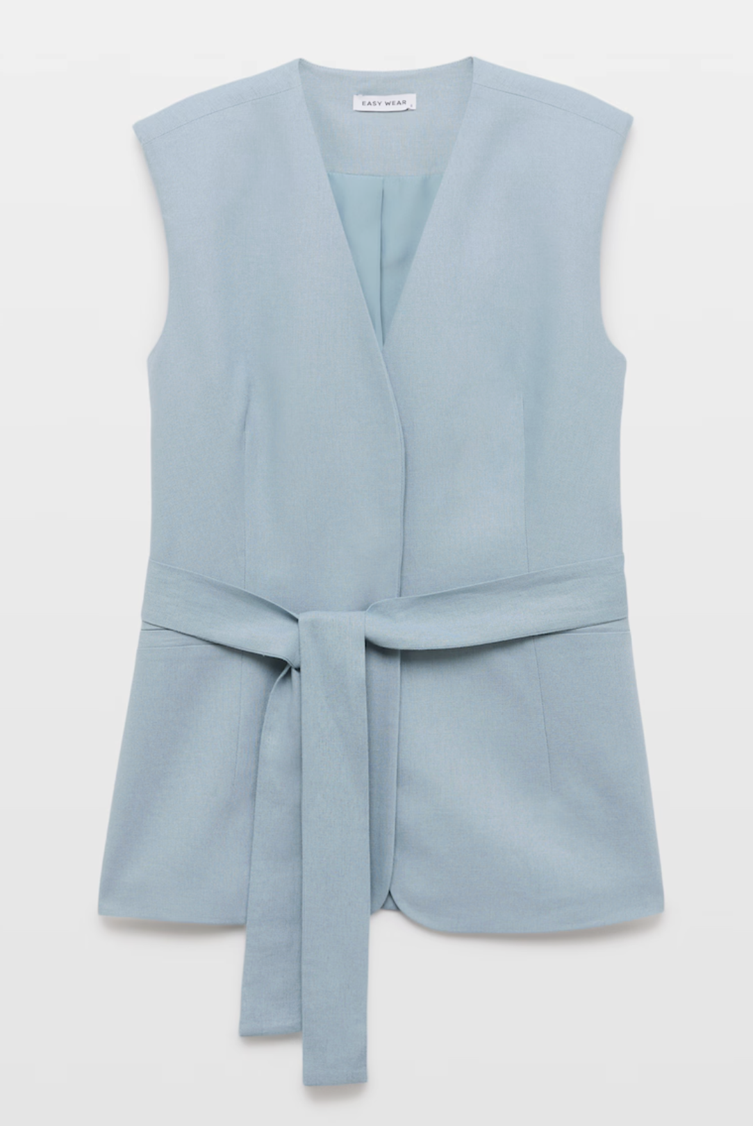 Easy Wear Linen Vest with Belt