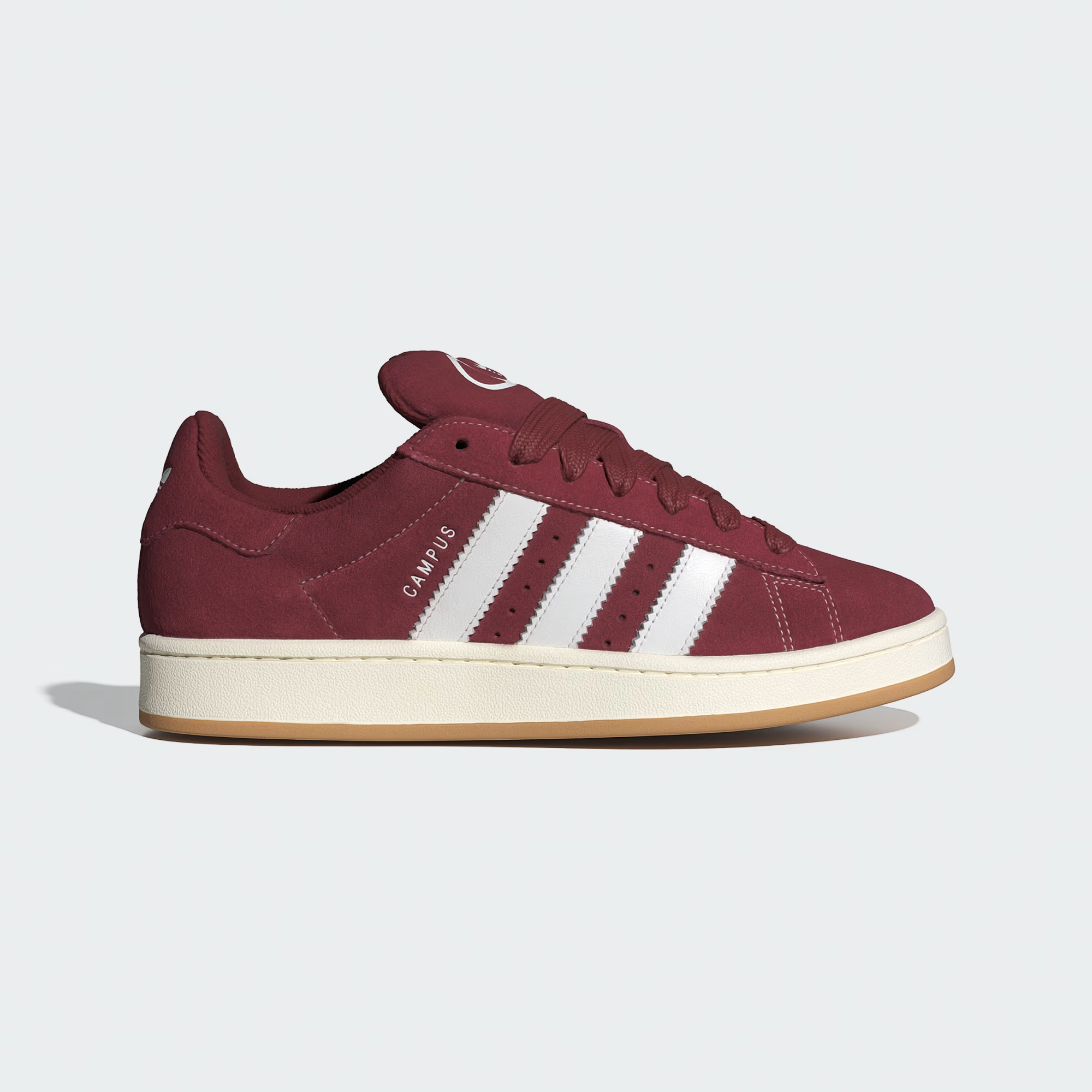 Adidas Originals Campus 00s Skate Shoes in Noble MaroonCloud WhiteOff White.png
