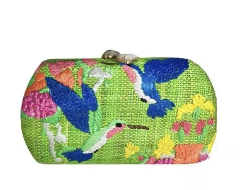 Serpui Josephine Hummingbird Clutch