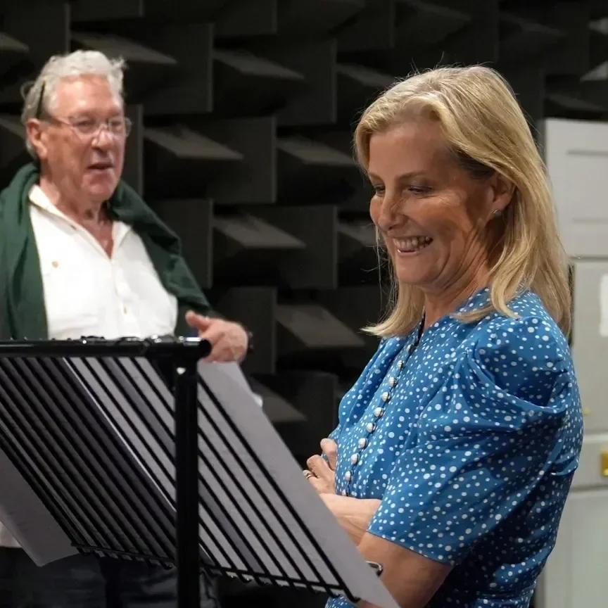 The Duchess of Edinburgh takes part in BBC Radio 4's “The Archers”