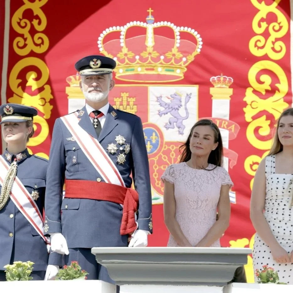 Spanish Royal Family attends presentation of Royal Employment Certificates at the General Air and Space Academy