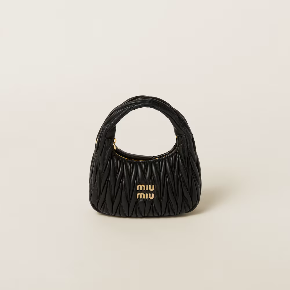 Miu Miu Small Wander Hobo Bag in Black Matelassé Nappa Leather.png