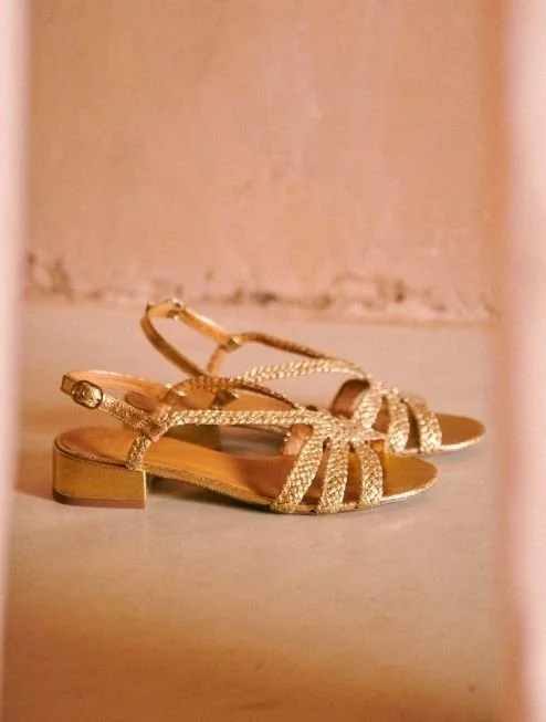 Sézane Low Rosa Sandals