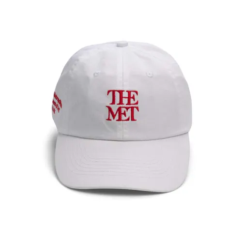 Met Logo Adjustable Cap in White.png