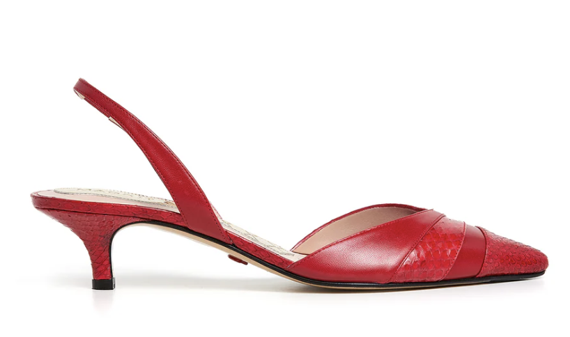 Magrit Cleo Pumps in Red