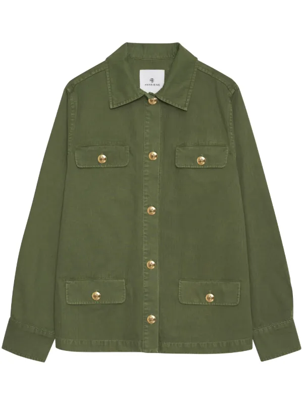 Anine Bing Corey Jacket in Army Green