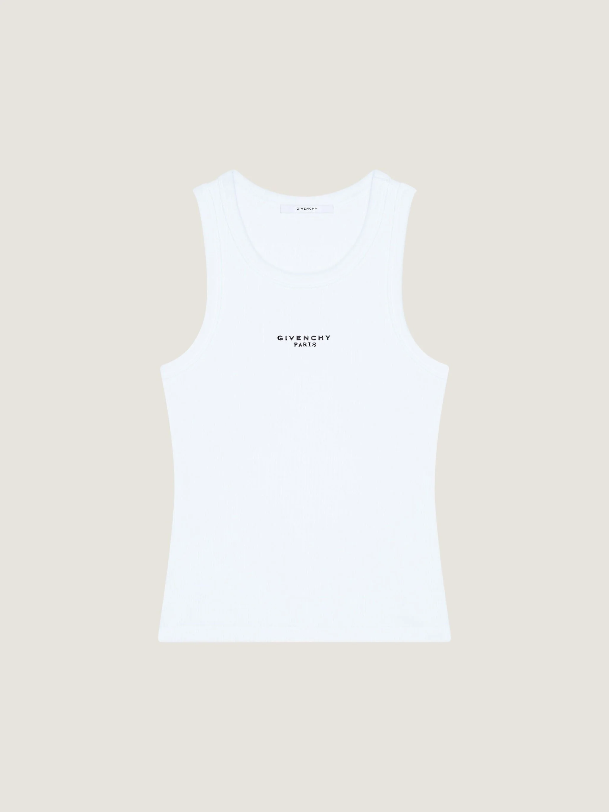 Givenchy Givenchy Paris Slim-Fit Tank Top in White