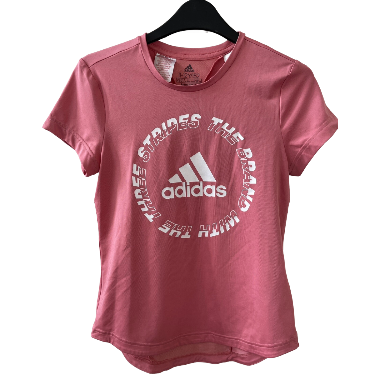 Adidas Kids Logo Tee in Pink
