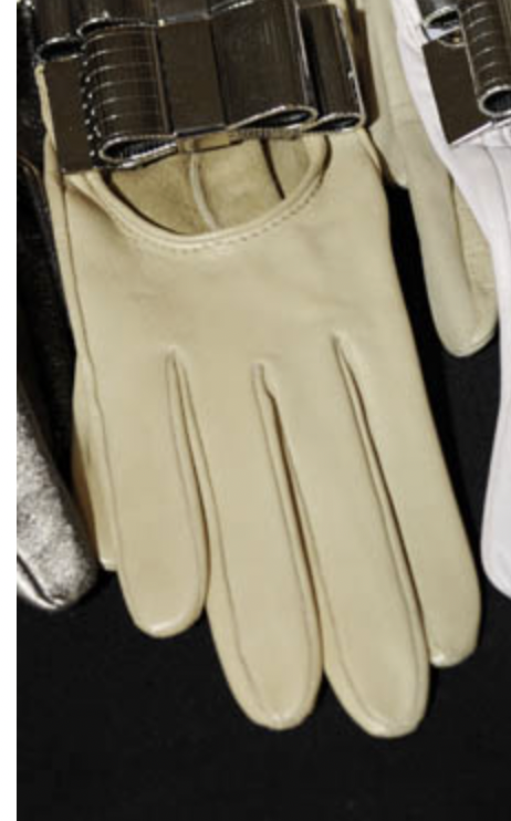 Armani Privé Leather and Metal Gloves