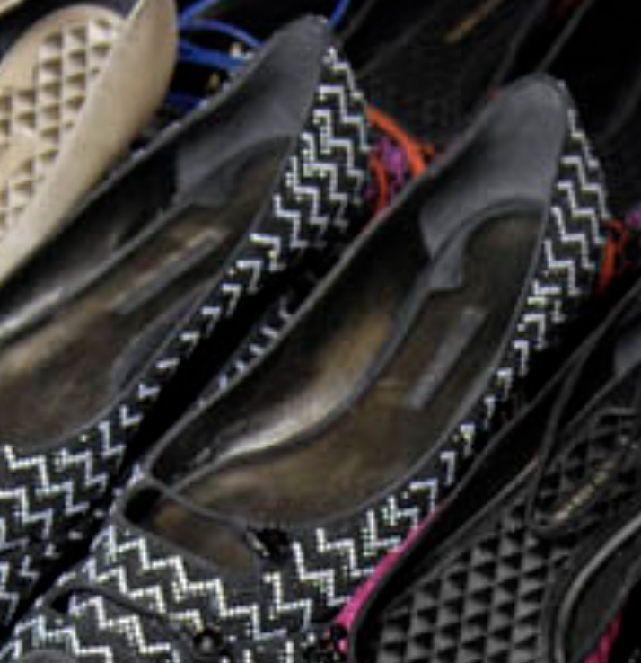 Giorgio Armani Chevron Flats