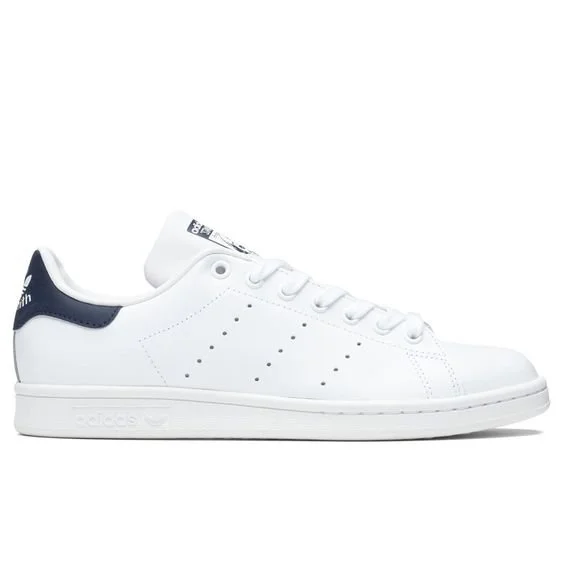 Adidas Stan Smith Shoes in Core WhiteDark Blue.jpg